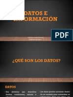 2- Datos e Informacion