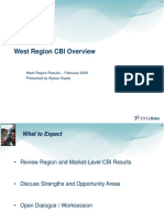 West Region CBI Overview