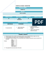 Título de La Sesión: Lesson Plan: English - Second Term