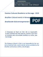 09-03-2019 Eventos Culturais Brasileiros Na Noruega e Islandia