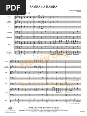 Samba La Bamba Theorie Echecs Ouverture Echecs la ˈβamba) is a mexican folk song, originally from the state of veracruz valens' version of la bamba is ranked number 354 on rolling stone magazine′s list of the 500. scribd