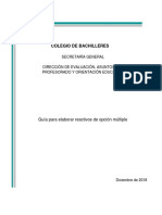 Gua para Elaboración de Reactivos