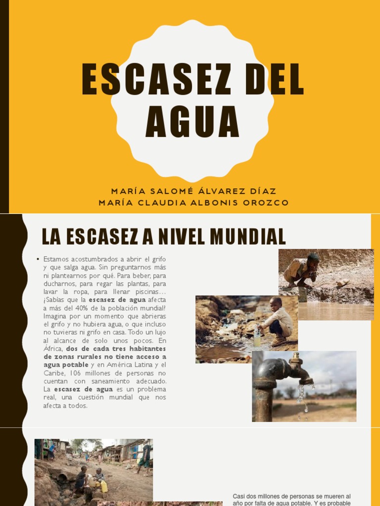 Prevención de la Escasez de Agua | PDF | Escasez de agua | Contaminación