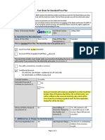 Fact Sheet Fact Sheet Fact Sheet Fact Sheet For For For For Standard Price Plan Standard Price Plan Standard Price Plan Standard Price Plan