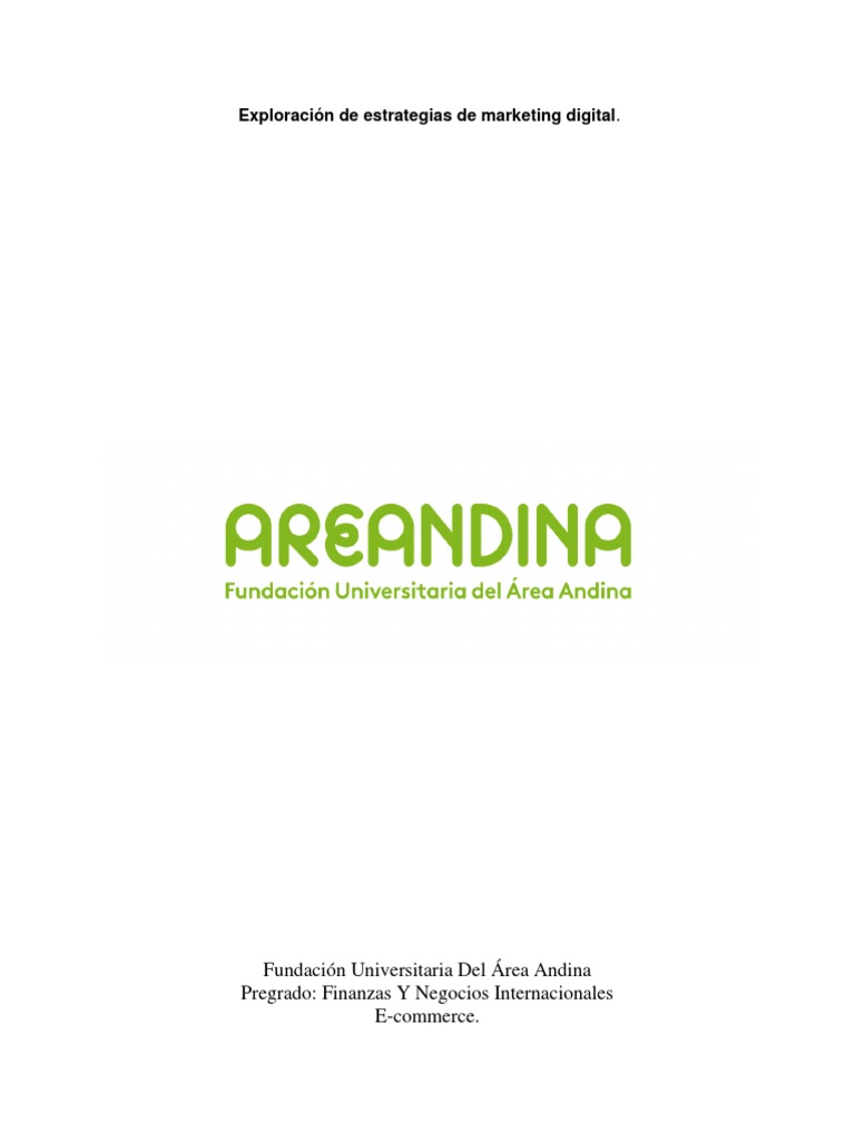 Estrategias de Marketing Digital E-commerce | PDF | Comercio ...