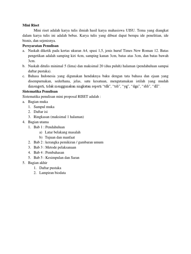 Format Mini Riset Docx