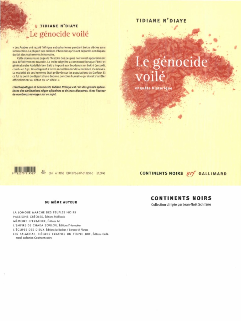 Genocidio Veloz Afrique Esclavage