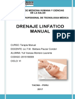 Drenaje Linfatico Manual