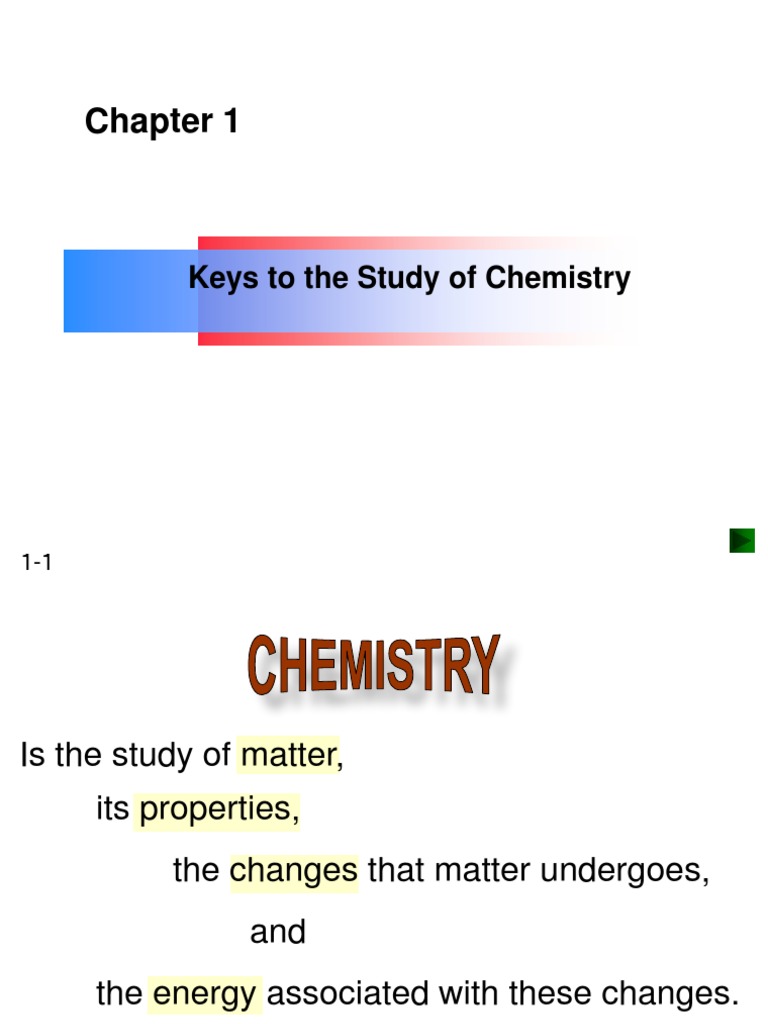 Chapter 1 - PRIN - Keys To The Study of Chemistry | PDF | Fahrenheit ...