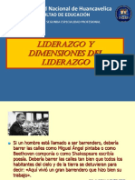 Liderazgo y dimensiones del liderazgo Universidad Nacional de Huancavelica