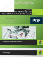 Semiologia e Propedêutica Ortopédica e Traumatológica - Monitoria 2019-1