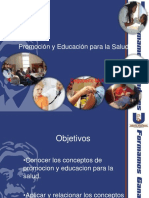 Promocion y Educacion Para La Salud