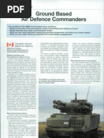 Ground Based Air Defence Commanders