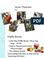 Math Center Materials