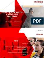 Estrategias Docentes y Metodos de Ensenanza