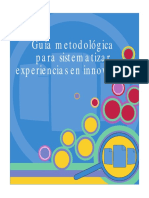 Metodología para Sistematizar Experiencias - Importante PDF