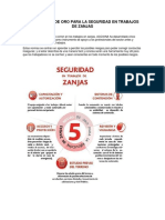 Las 5 Reglas de Oro para La Seguridad en Trabajos de Zanjas