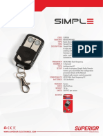 Simple RF2 and RF4 data sheets