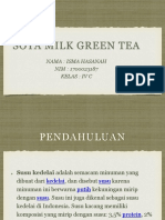 Isma Hasanah - 1700023187 - 4C - Soya Milk Green Tea