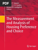 The Measurement And Analysis Of Housing Preference And Choice Pdf Attitude Psychology Utility