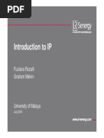 Introduction To IP: Fuziana Rozalli Graham Melvin