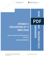 Nivel Primario - Ateneo Didáctico N° 1 Encuentro 3 - Segundo Ciclo Matemática - Carpeta Coordinador.pdf