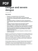 Dengue and Severe Dengue