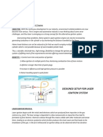 Designed Setup For Laser Ignition System