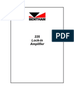 225 Lock-In Amplifier: 225.02 Bentham Instruments LTD