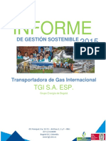 Informe de Gestion Sostenible Tgi 2015 PDF