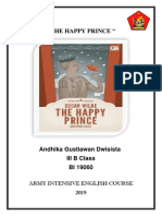 " The Happy Prince ": Andhika Gustiawan Dwisista III B Class BI 19060
