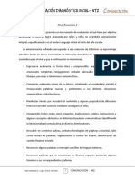 Evaluación Diagnóstica Inicial - COMUNICACION - NT2 PDF