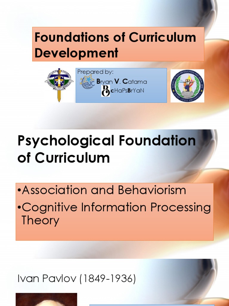 Foundations of Curriculum Development PDF Curriculum Learning