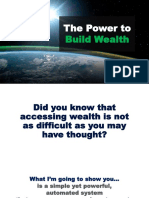 The Power To: Build Wealth