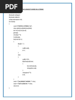 Program To Print The Longest Word in A String