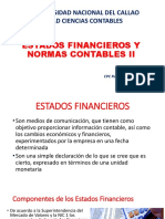 ESTADOS FINANCIEROS Y NORMAS CONTABLES