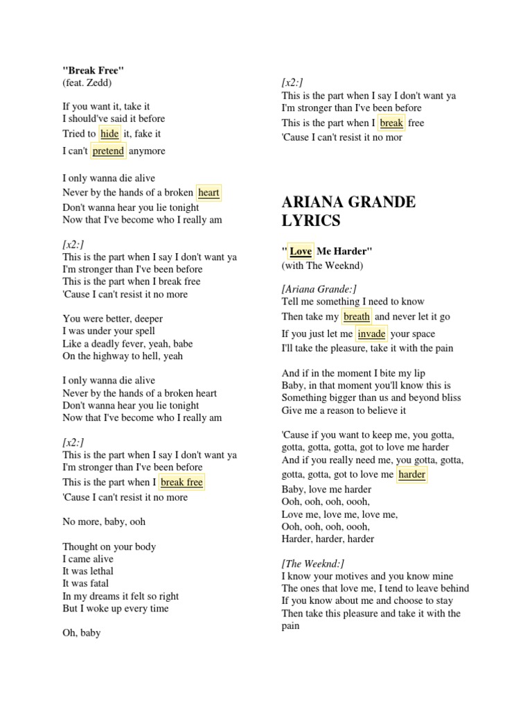 Aying Lyrics Song | PDF | Leisure, image size:768x1024