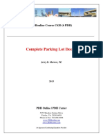Complete Parking Lot Design: Pdhonline Course C620 (6 PDH)