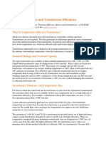 Temperature Rise and Transformer Efficiency.docx