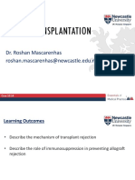 Organ Transplantation: Dr. Roshan Mascarenhas Roshan - Mascarenhas@newcastle - Edu.my