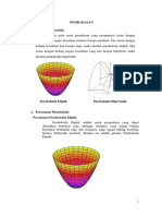 Makalah Paraboloida Elliptis Dan Paraboloida Hiperbolik