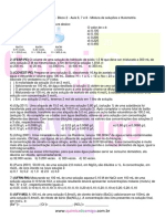 Bloco 2 Aula 6 A 8 Mistura de Soluções e Titulometria