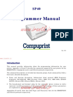 Compuprint SP40 Programmer Manual PDF