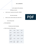 Ing Vs Infinitive