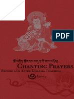 Chanting Prayer BFR N Aft Dharma Teaching