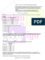 Bloco 2 Aula 16 Termoquímica Energia de Ligação