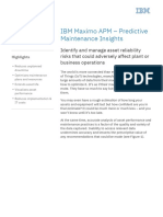 IBM Maximo APM - Predictive Maintenance Insights