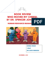 Book Review Who Moved My Cheese-By Dr. Spencer Johnson: Human Resource Management