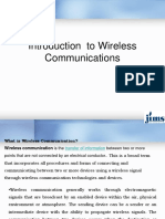 Introduction To Wireless Communications