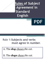 001 Rules of Subject Verb Agreement in